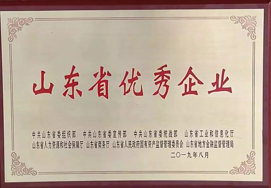 喜报！百龙创园荣获“山东省优秀企业”称号